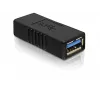 DELOCK USB 3.0-A adapteris USB-A į USB-A juodas, USB 3.0 duomenų perdavimas
