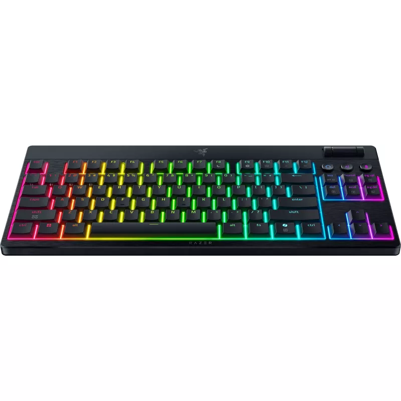 JuodaWidow V4 Low-Profile TKL HyperSpeed, žaidimų klaviatūra, juoda, DE išdėstymas, Razer Low-Profile Oranžinė