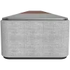 Garso juostos garsiakalbis KLIPSCH 1073541 — 3.1.2 kanalai, 100 W RMS, įmontuotas žemų dažnių garsiakalbis, pilka/riešutmedžio spalva