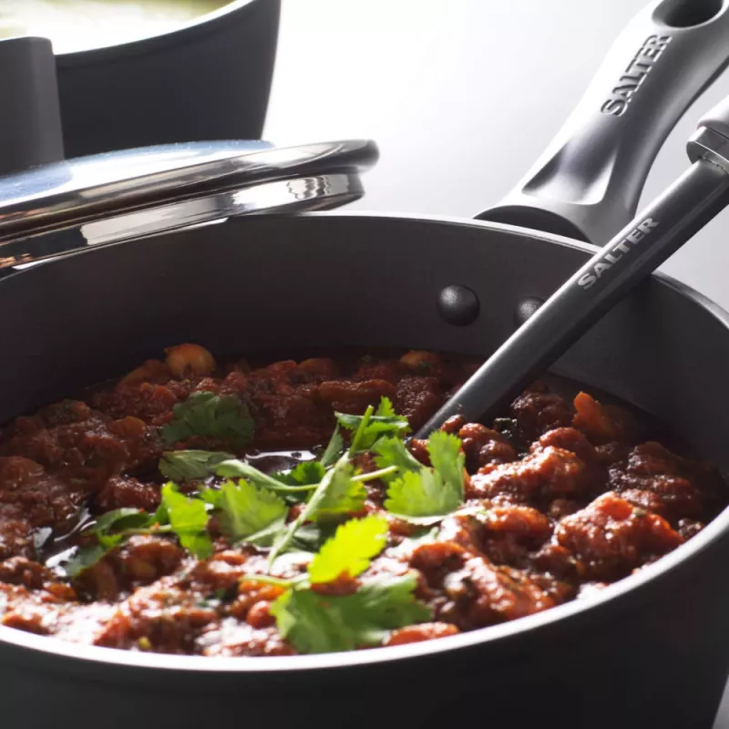 Saucepan Salter BW11044EU7 20 cm neprideganti danga, tinkama visiems šilumos šaltiniams