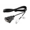 APC laidas, UPS ryšių išmanioji signalizacija (6 pėd. / 2 m – DB-9 į RJ-45)