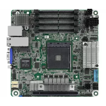 ASRock X570D4I-2T pagrindinė plokštė AMD X570 lizdas AM4 Mini ITX