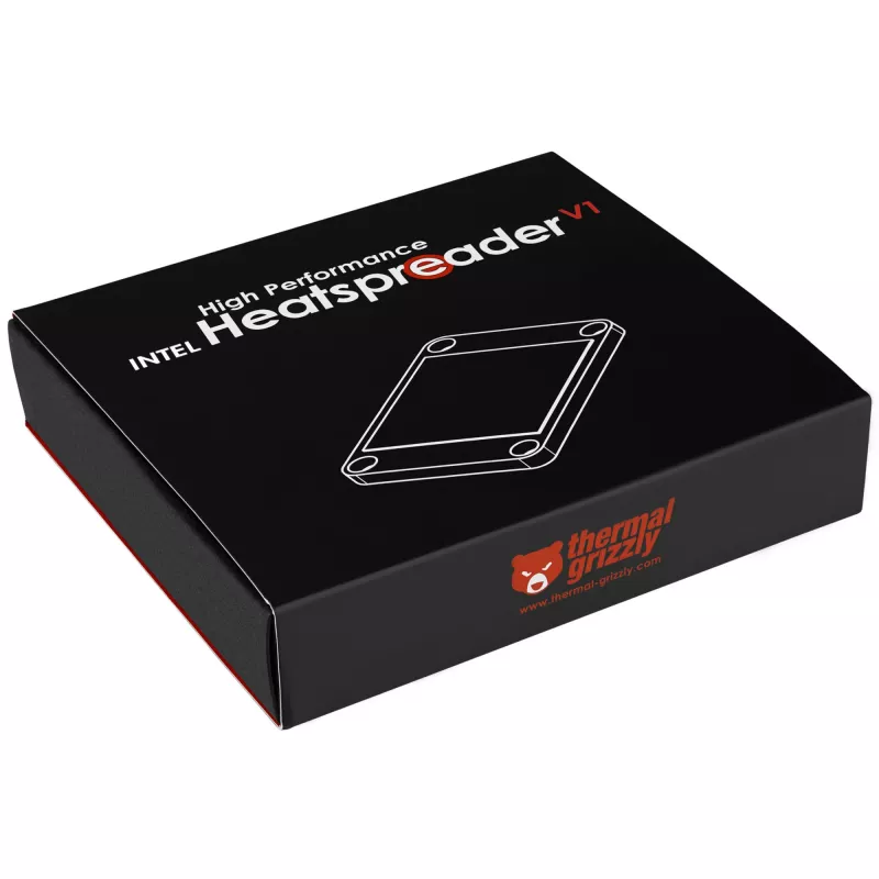 Thermal Grizzly šilumos sklaidytuvas Intel High Performance Heatspreader V1 – metalinė šiluminė sąsaja procesoriaus aušinimui