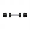 REBEL ACTIVE Reguliuojamas bituminis hantelis su jungtimi 1x20kg