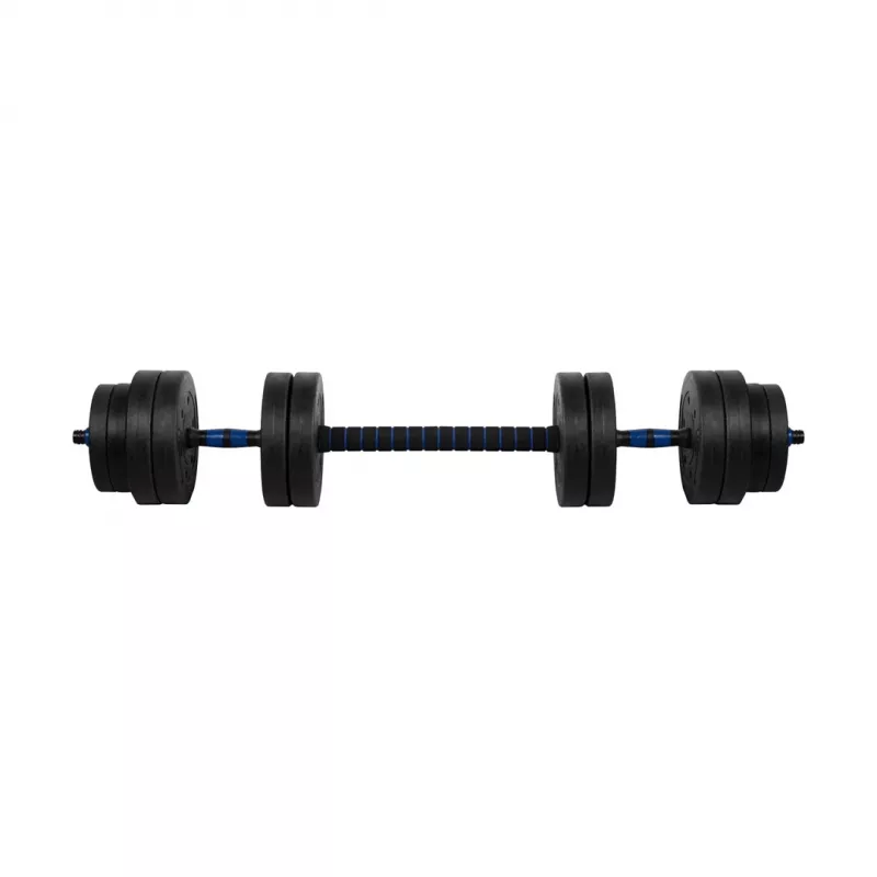 REBEL ACTIVE Reguliuojamas bituminis hantelis su jungtimi 1x20kg