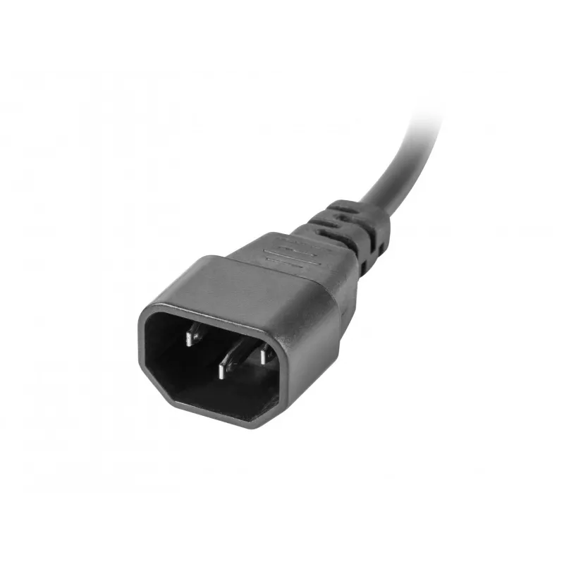 LANBERG PDU-07E-0200-IEC-BK PDU 1U 10A 7 kištukiniai lizdai French 2m Juoda
