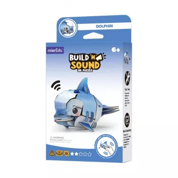 MierEdu Build and Listen 3D galvosūkis – delfinas