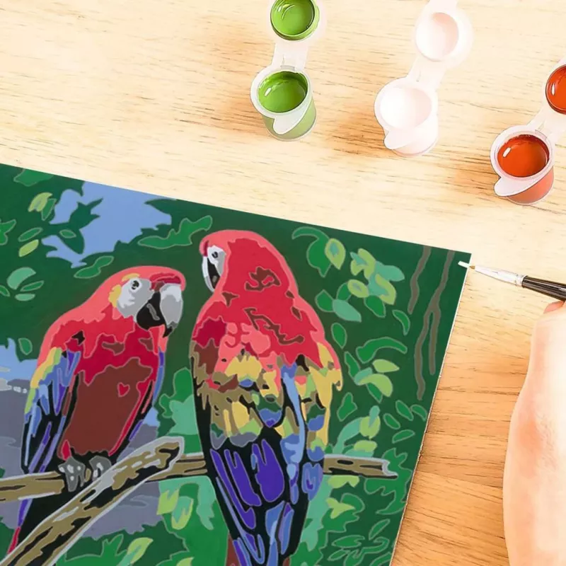 Ravensburger Malen nach Zahlen - Spalvingos papūgos