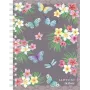 Rašymo sąsiuvinis Herlitz Ladylike Butterflies A5 100 lapų pilkas įvairiaspalvis