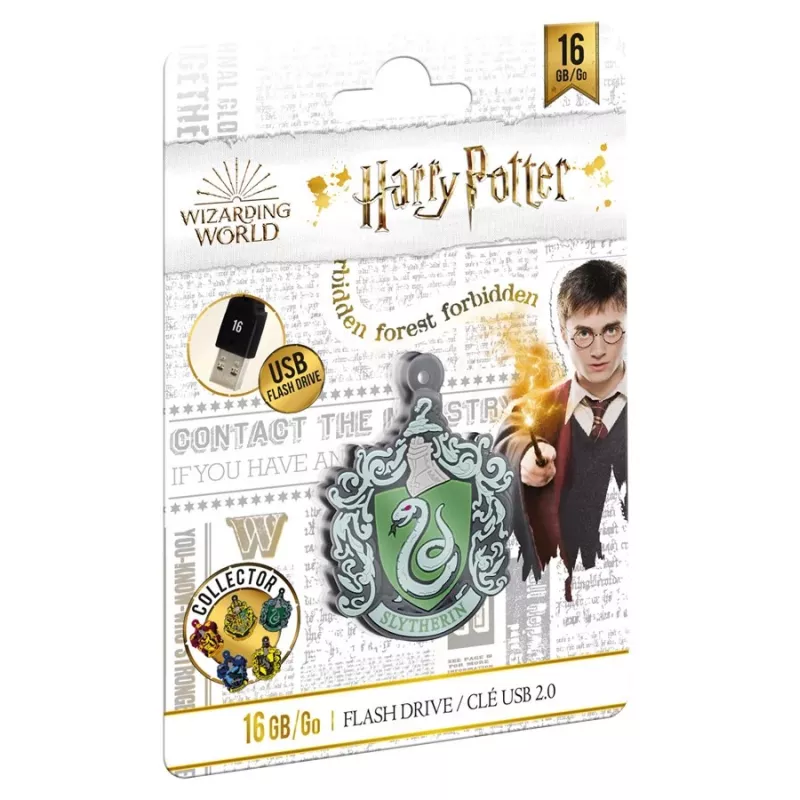 USB flash drive Emtec Harry Potter Collector Slytherin 16 GB USB Type-A 2.0 Juoda