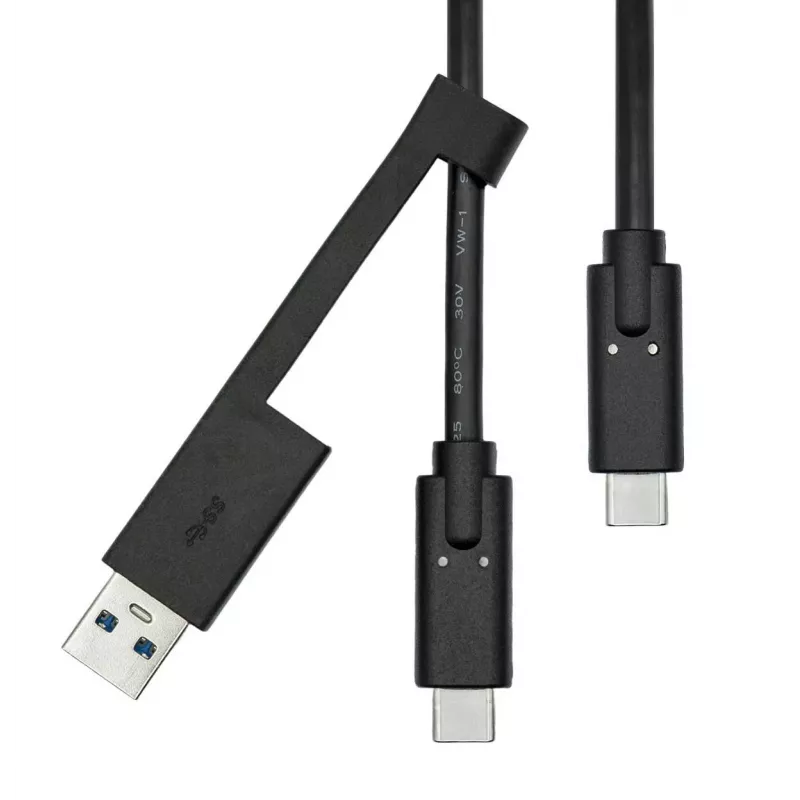 USB-A į USB-C kabelis ProXtend USBCWA-001 1 m, juodas, 0,06 kg