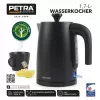 Elektrinis virdulys Petra 1,7 L 3 KW matinės juodos spalvos