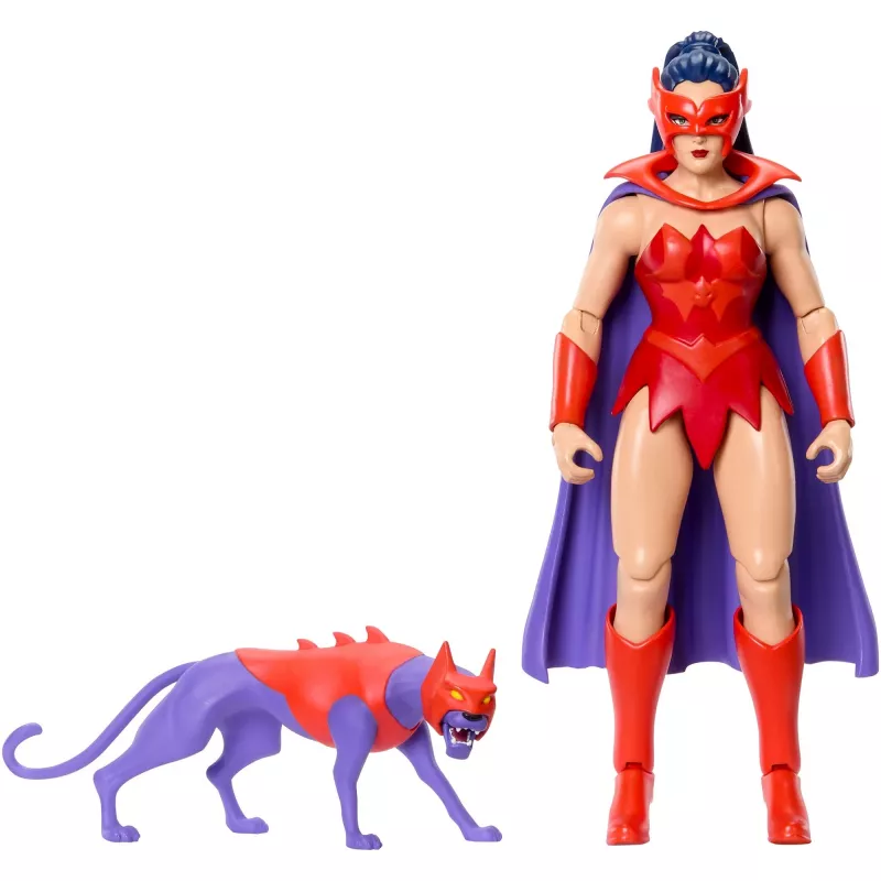 Veiksmo figūrėlė MATTEL MotU Origins Catra 5,5 colio – kolekcionuojama lankstoma figūrėlė