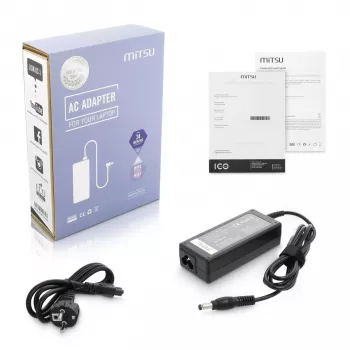 Nešiojamojo kompiuterio įkroviklis MITSU 20V 3,25A (5,5×2,5) Fujitsu ir Maxdata modeliams