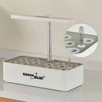 GreenBlue išmanioji kambarinė augalų auginimo sistema, SMART vazonas, 4L talpa, 12 augalų, pilno spektro LED, GB133