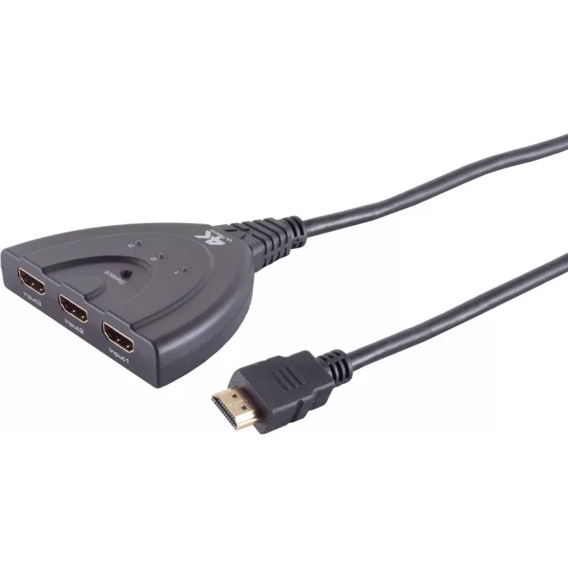 HDMI laidas ShiverPeaks SP05-02001 0,5 m HDMI Type A 3 x HDMI juodas