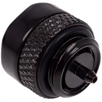 Alphacool Eiszapfen slėgio mažinimo vožtuvas G1/4 – giliai juodas (17361)