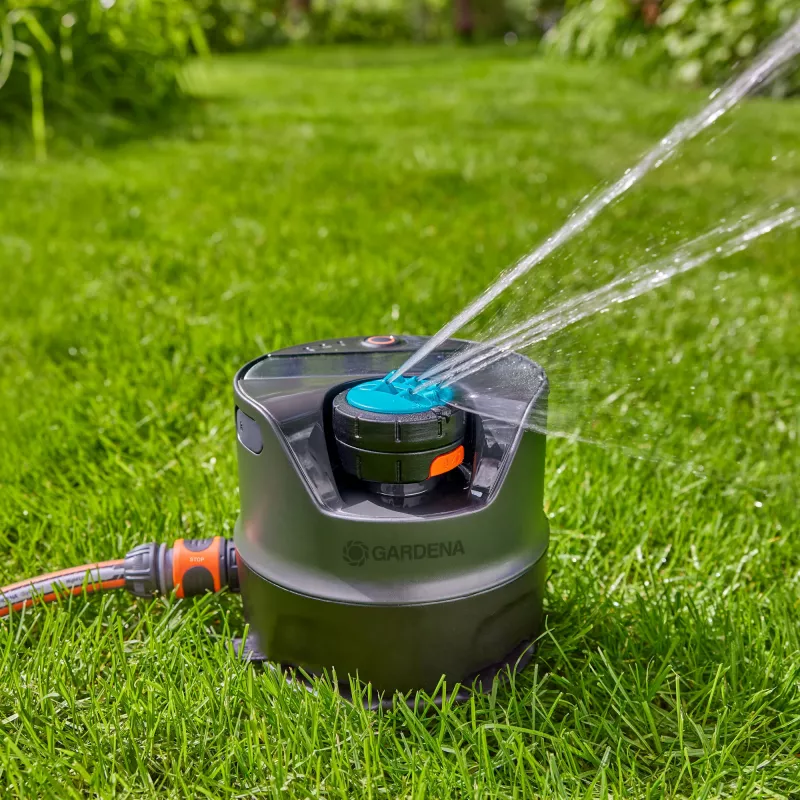 Apvalus vandens purkštuvas Gardena AquaPrecise juoda mėlyna pilka 1 vnt.