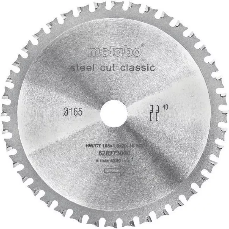 Disko pjūklas Metabo 628273000 16,5 cm