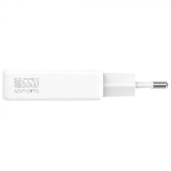 Kroviklis PDPlug Dual 65W GaN 2xUSB-C baltas