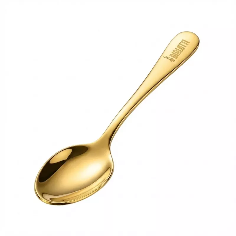 Espreso šaukštelių rinkinys BIALETTI PGOLD008 — 4 vnt., aukso spalvos apdaila