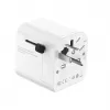 Kelioninis maitinimo adapteris GEMBIRD TPA-EU1A1C20-01-W 20W, USB-A 18W + USB-C 20W, Schuko lizdas, įėjimas 100–250V