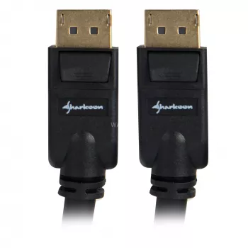 DisplayPort laidas Sharkoon 1.3, 4K, 1 m, juodas