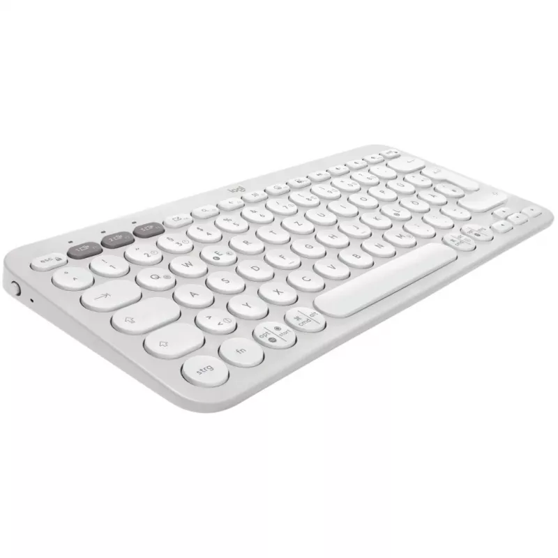 Logitech Pebble 2 Combo rinkinys, baltas, belaidis, vokiškas, 920-012204