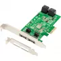 Dawicontrol PCI plokštė PCI-e DC-624e RAID R2 4 kanalų SATA 6G mažmeninė