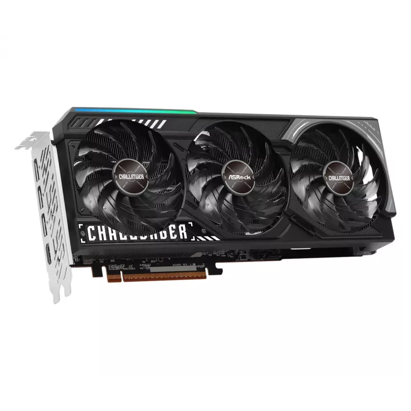 Vaizdo plokštė ASRock Challenger Radeon RX 9070 — 16 GB GDDR6, 256 bitų, PCIe 5.0, 3x DisplayPort 2.1a + HDMI 2.1b