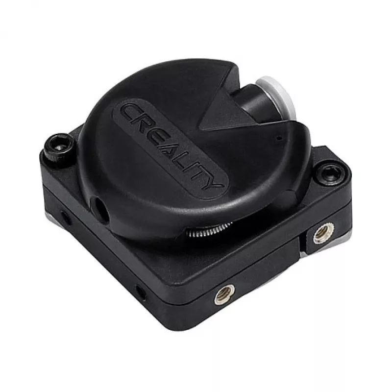 Creality 3D spausdintuvų ekstruderis — modelis 4001020076, suderinamas su Sermoon V2, CR-200B Pro, Ender-3 S1; spalvos: juoda, sidabrinė, balta