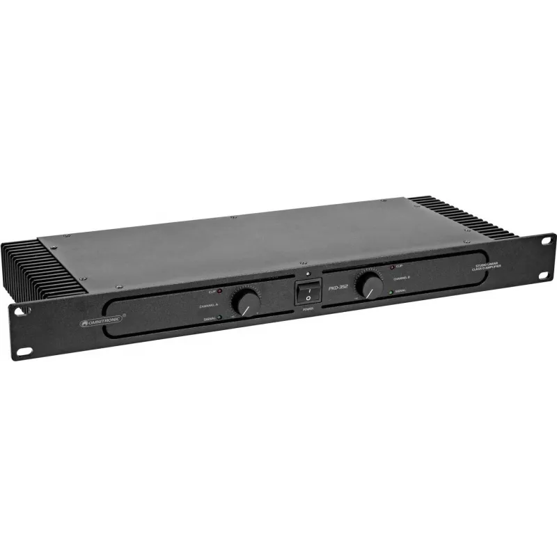 Studijinis stiprintuvas Omnitronic PKD-352 — D klasės, 350 W RMS