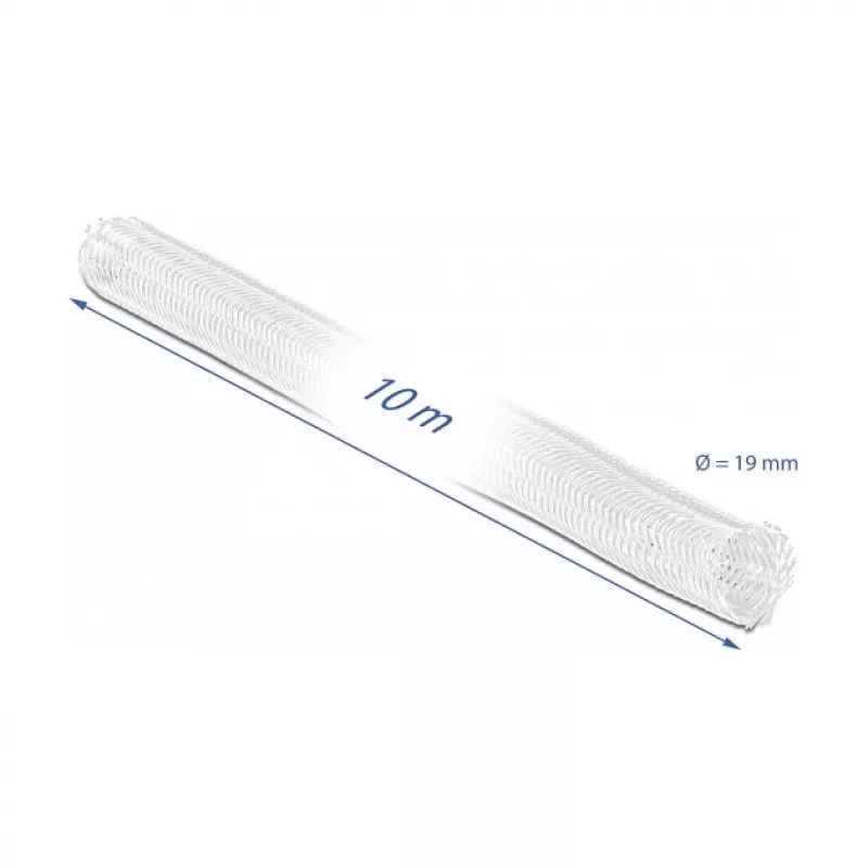 Pintinė įvada DeLOCK 20819 10 m x 19 mm balta