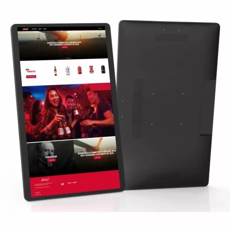 ALLNET Aukštos Našumo Ekranas 40,60 cm (16), Android 12, RK3588, NFC, PoE, HDMI įvestis, Spalva juoda (ALLSD16RK3588A12B8G)