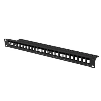 Pleistasis skydelis 1U Lanberg PPKS-1024-B