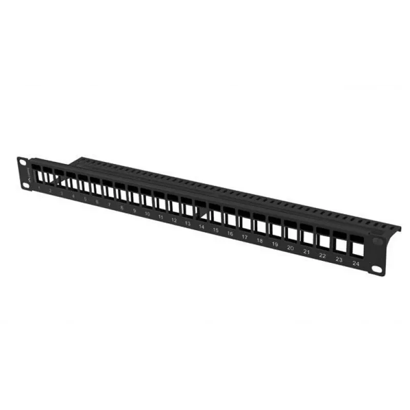 Pleistasis skydelis 1U Lanberg PPKS-1024-B