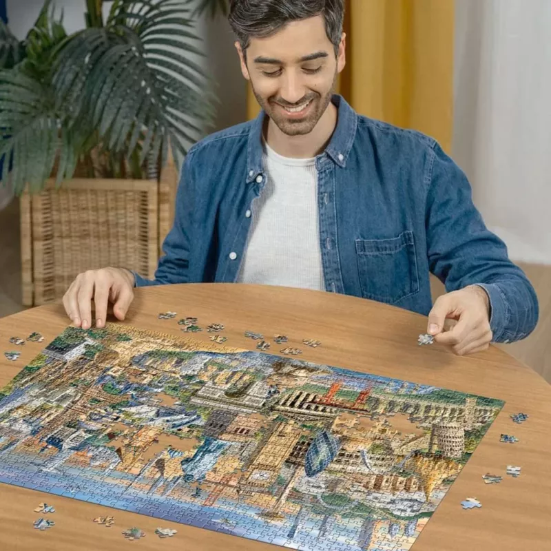 Puzzle world landmarks (1000 Pieces)