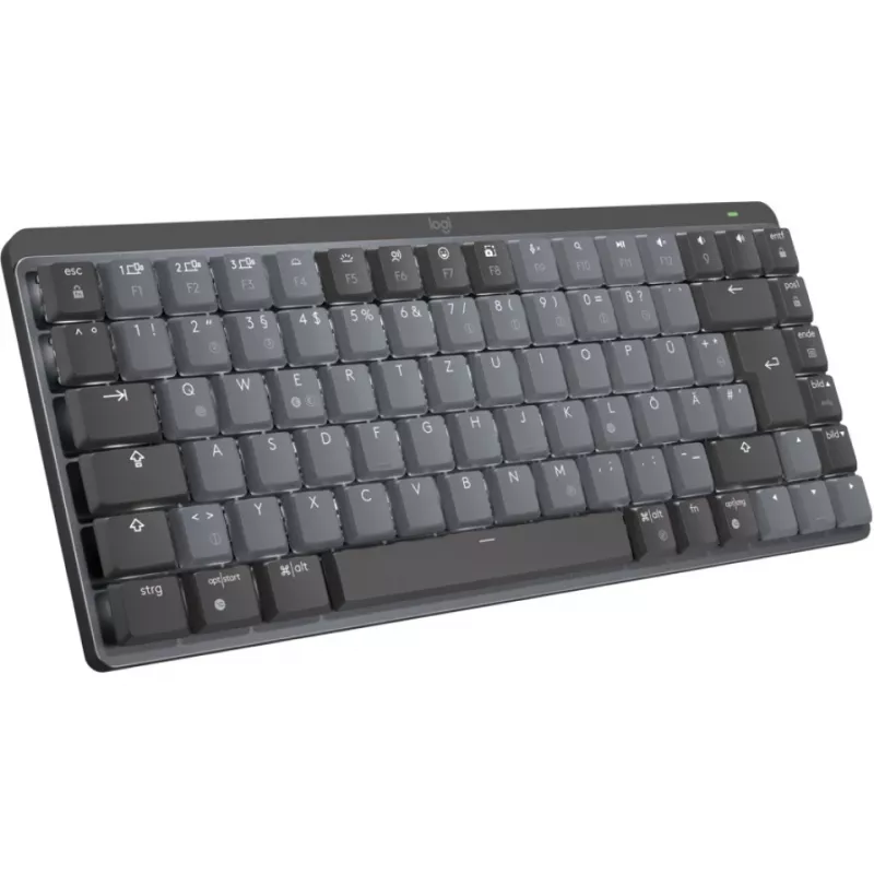 MX Mechanical Mini Minimalist Wireless Illuminated klaviatūra - GRAPHITE - DEU - CLICKY Wireless 1 USB