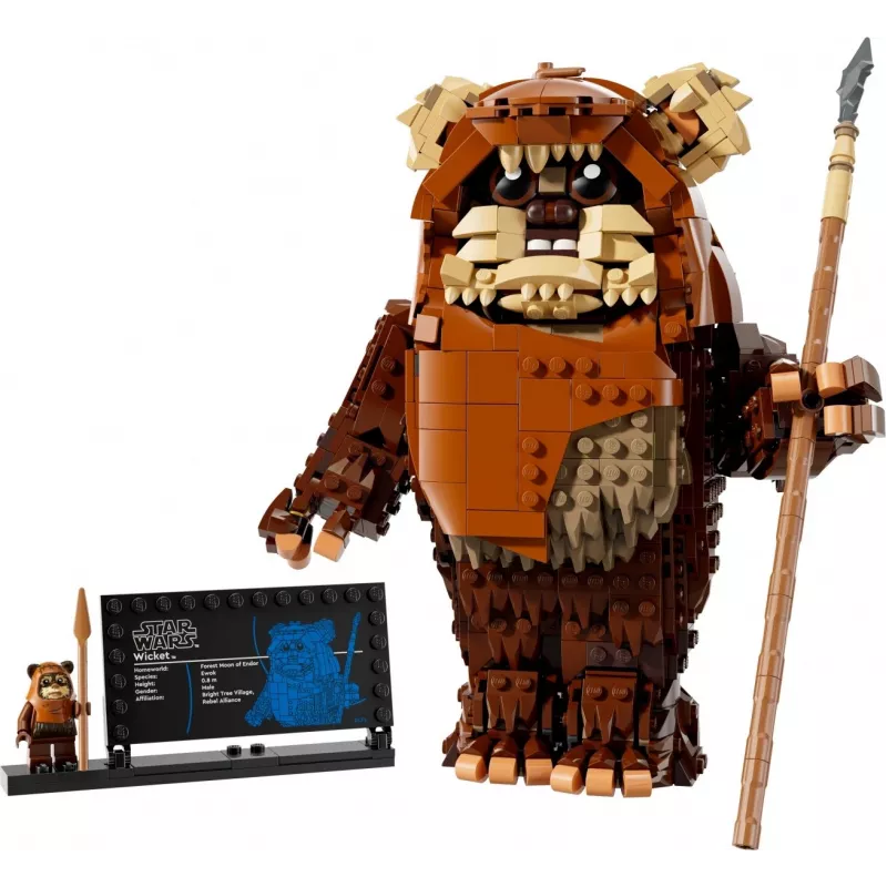 “LEGO Star Wars” konstruktorius “Sukonstruok Wicket the Ewok” 75430 — 1010 detalių, 230 mm modelis, amžius 12+