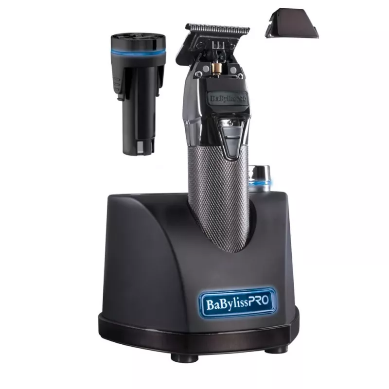 BaByliss PRO Skeleton Snap FX797E plaukų ir barzdos kirpimo mašinėlė su įkrovimo stovu 1 vnt.