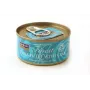 Šlapias kačių maistas FISH4DOGS Tuno filė su krabu 70 g — skardinė, 70 g, 85% drėgmės, 12% baltymų