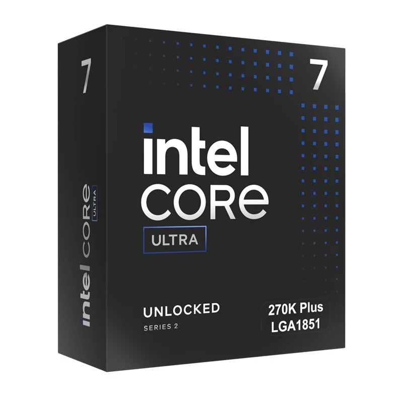 Intel Core Ultra 7 270K Plus 24 branduolių LGA1851 procesorius, dėžutėje (BX80768270K)