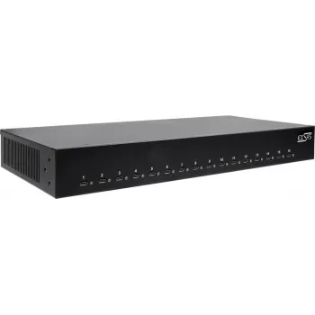 EXSYS EX-11017 16 prievadų USB Type-C įkrovimo stotis