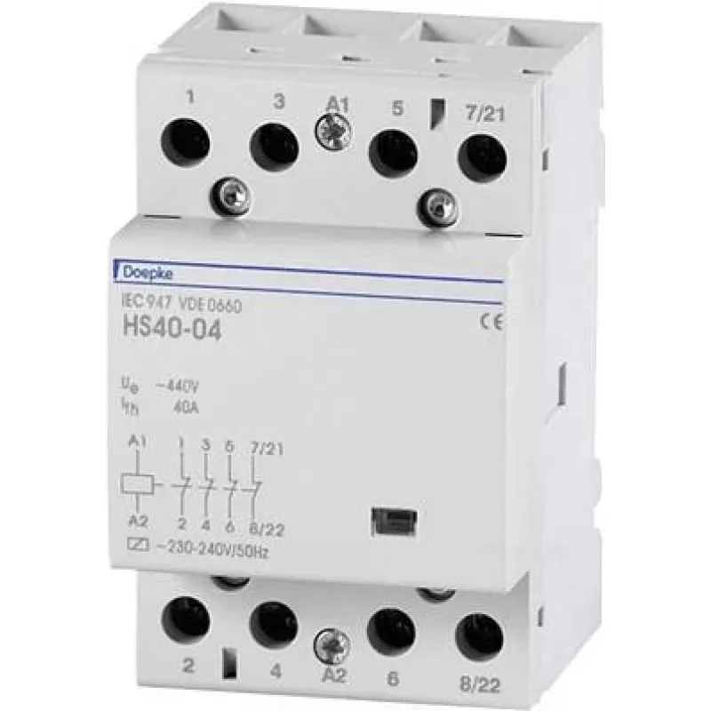 DOEPKE Inst.Contactor HS63-40/230V 4S 63A 230V HS63-40/230V (09980418)