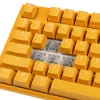 Ducky One 3 TKL klaviatūra, skirta žaidimams, USB, QWERTY, anglų k., geltona