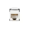 LogiLink NK4066 Keystone modulis, plokščias, juodas baltas RJ-45