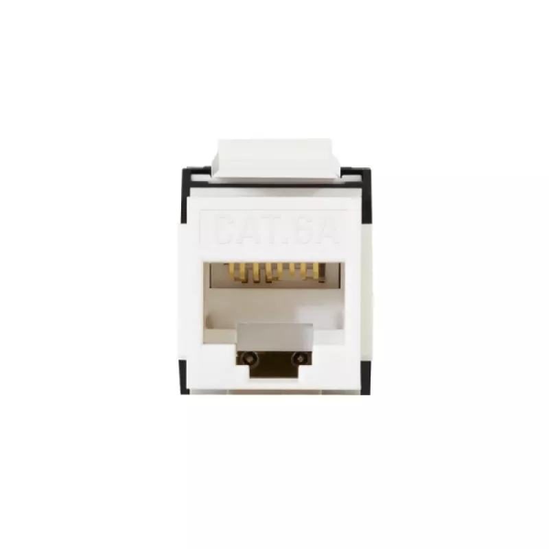 LogiLink NK4066 Keystone modulis, plokščias, juodas baltas RJ-45