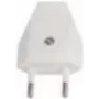 Maitinimo kištukas Bachmann 900.011, baltas, plastikinis korpusas, 250 V kintamoji srovė, 2,5 A