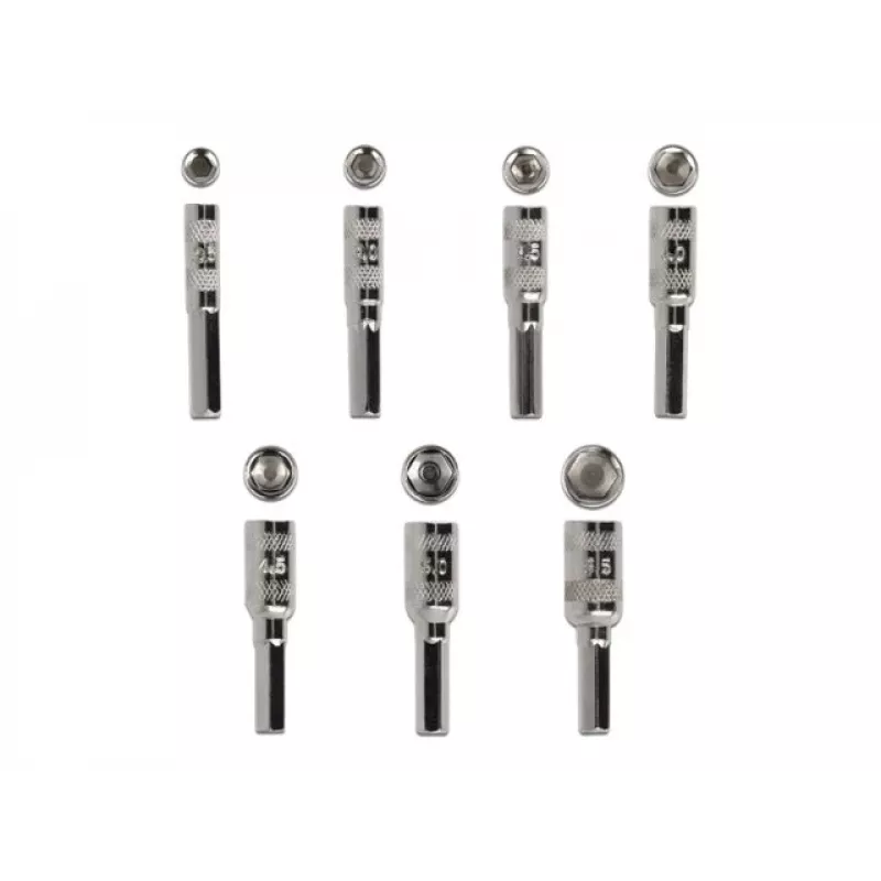 Atsuktuvų rinkinys DeLOCK 90551 8 vnt. išorinis šešiakampis tuščiaviduris kotas 2,5 - 5,5 mm