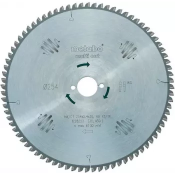 Diskinis pjūklo diskas Metabo 6.28083.00 Storis 1,8 mm